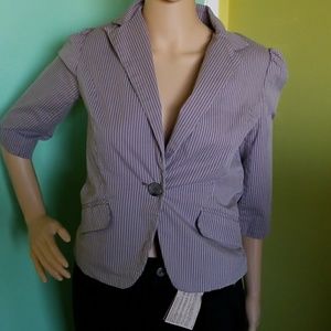 🔥BLOWOUT SALE🔥 Old Navy Gray Pinstripe Jacket🔥